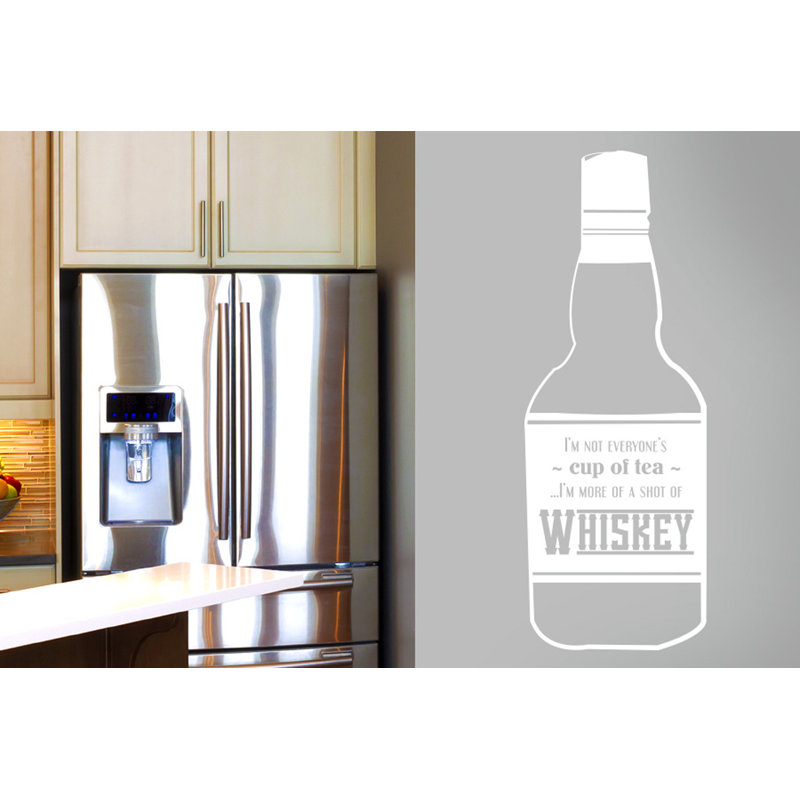 Food & Beverage Wall Decal, White