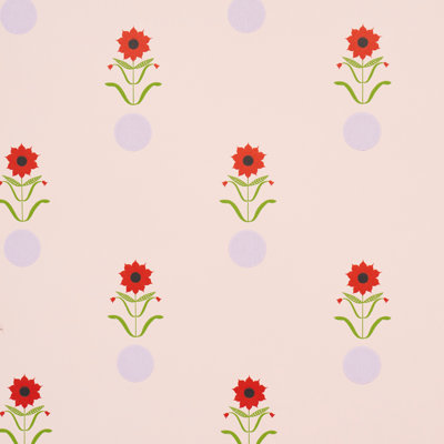 Papier peint Schumacher x Peg Norriss Forget Me Dots