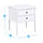 Emmett 2 Drawer Nightstand - White-1224249453