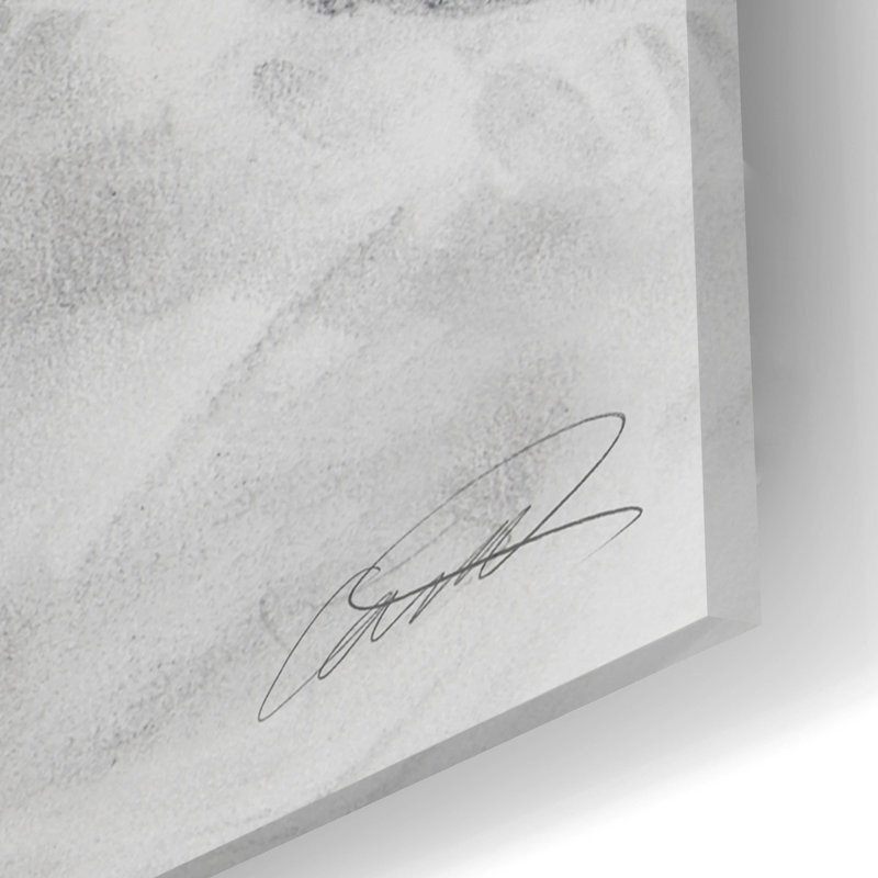 «White Shepherd In Gray» par Robert Campbell, H 16 po x l 24 po x P 0,2 po