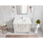 Meuble-lavabo simple 42 po avec comptoir en quartz Aberdeen