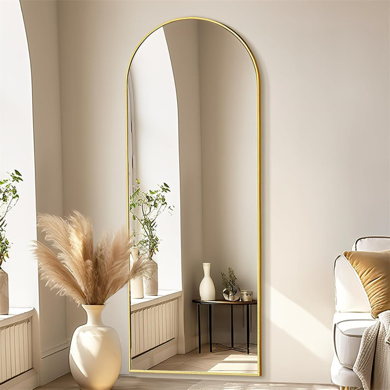Miroir pleine grandeur 61 pouces, doré