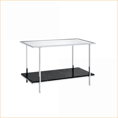 Garrison Oak Finish Rectangular Console Table with Storage Shelf, Versatile for Living Room/Entryway