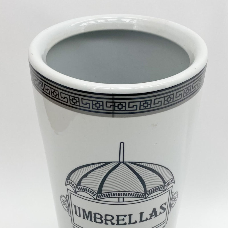 Stylish Ellianna Ceramic Freestanding Umbrella Stand – Traditional Vase Design for Umbrellas or Decorative Branches