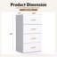 Unité de rangement à 4 tiroirs de 19,5 po, série modulaire Closet, partie D-1871335717