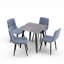 Curtice 4 - Person Dining Set-1788222159-1788222152