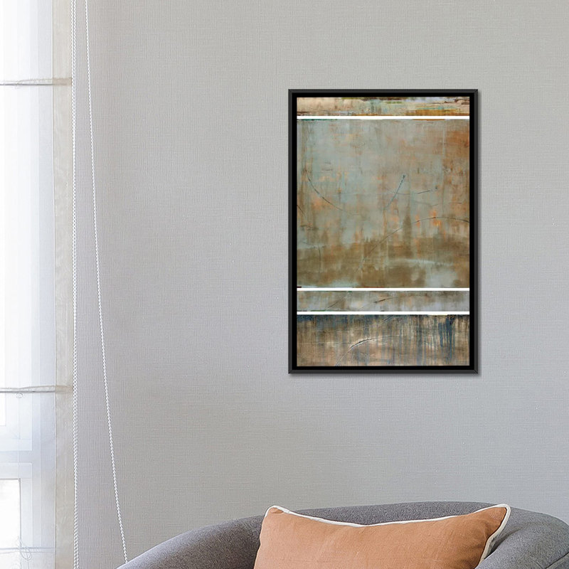 Impression sur toile, Toile avec cadre noir, H 48 po x l 32 po x P 1,5 po