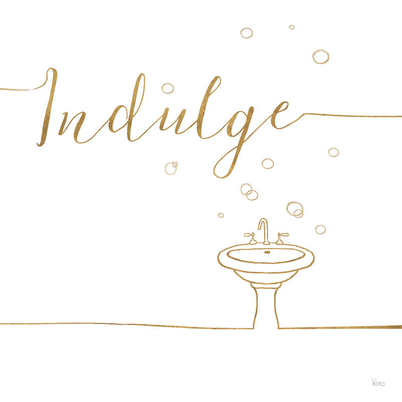 Underline Bath VII by Veronique Charron - No Frame Print on Canvas, 30cm H x 30cm W x 3.8cm D
