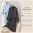 100% Cotton Terry Bathrobe（Dark grey）-448476649