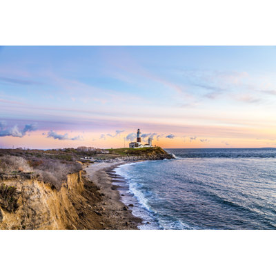 Montauk Point Lighthouse by Meinzahn - Wrapped Canvas Photograph