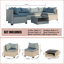 Ensemble de mobilier d'extérieur élégant et durable pour 12 pièces
