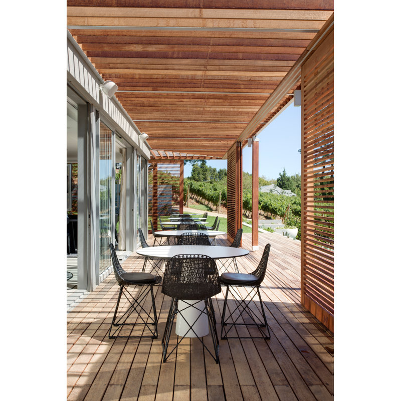 Container Round Dining Table, White