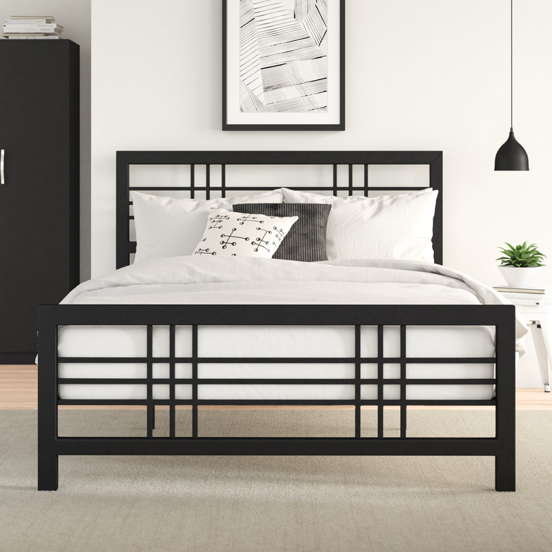Boghos Metal Bed, Double (4'6)