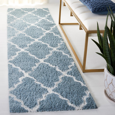 Berber Shag Performance Geometric Rug