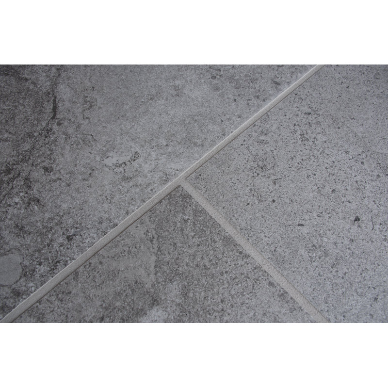 Coussin d'angle en coin - quartzite neige, H 2 po x l 36 po x P 36 po