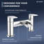 VeeBath Symphony Round Waterfall Bath Filler Mixer Tap-1224244894