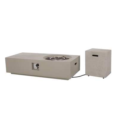 Boneva Rectangle Fire Pit Table