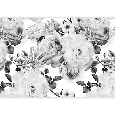 Abstract Floral Peel & Stick Floral Border