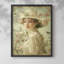WOMEN Series CCCCLX - reproduction encadrée de qualité supérieure - prête à être accrochée - aucun clou requis-750247134