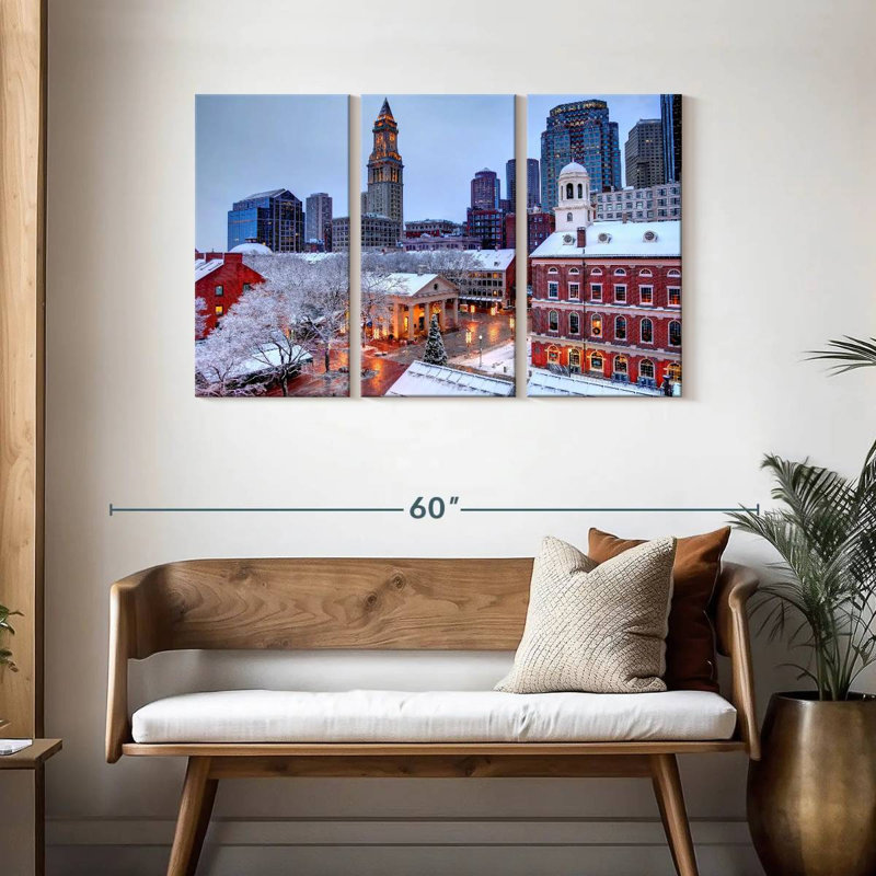 Nicci Boston Wintertime, 28" H x 45" W