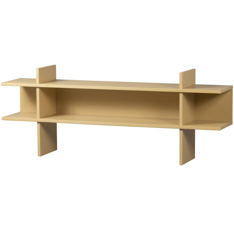 Jana Solid Wood End Table, Gold