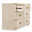Paris 6 Drawer Dresser, Whitewash Ash