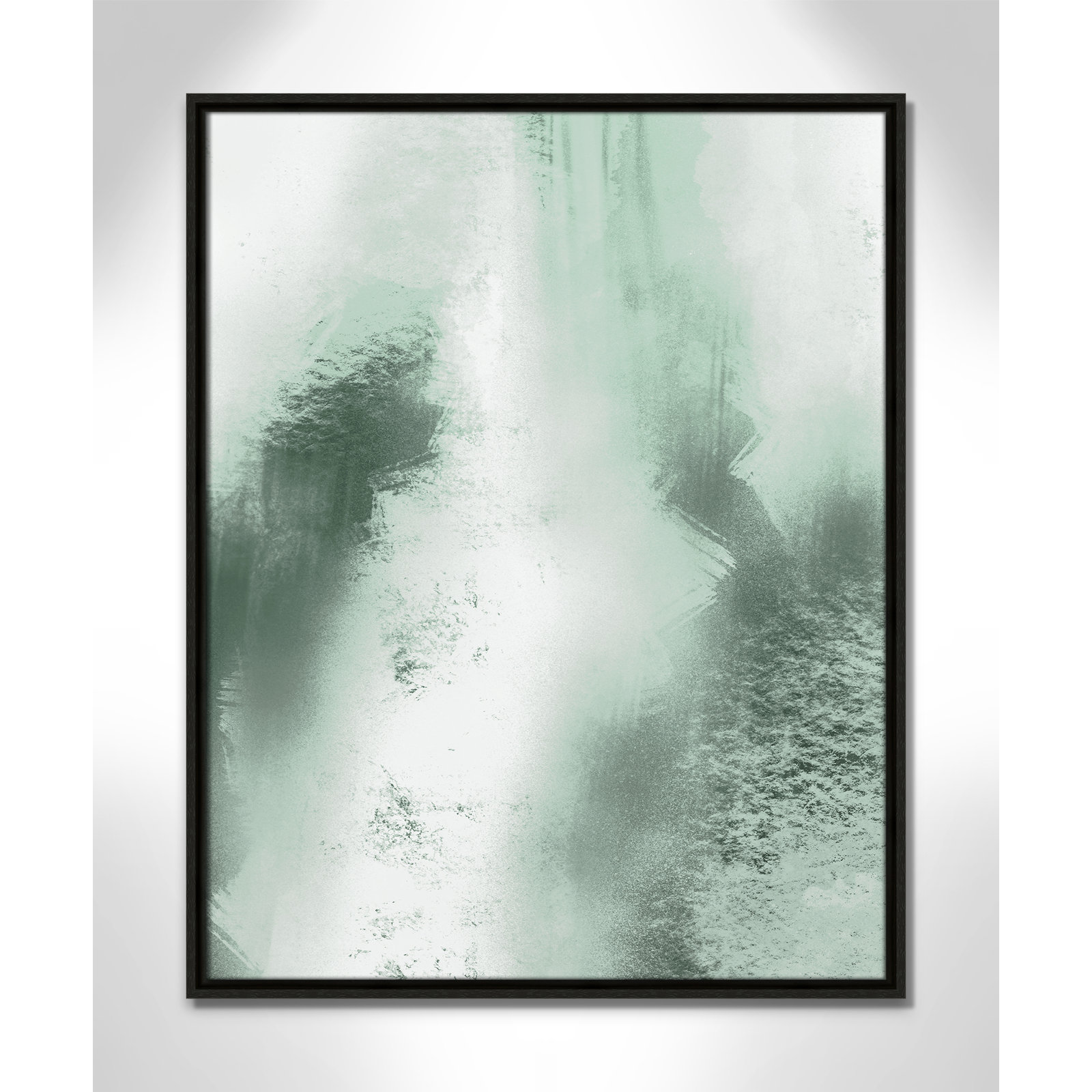 Quietude Smudges I Print by Marcus Prime, 23.5'' W x 29.5'' H, Espresso Floater