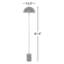 Lampe sur pied traditionnelle 61,5 po Diascia