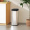  50L Sensor Bin, Touchless Kitchen Bin, Battery Operated, Black