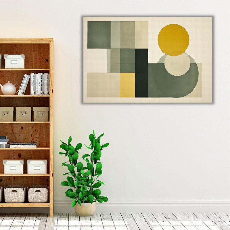 Soft Geometry Study, 20" H x 30" W