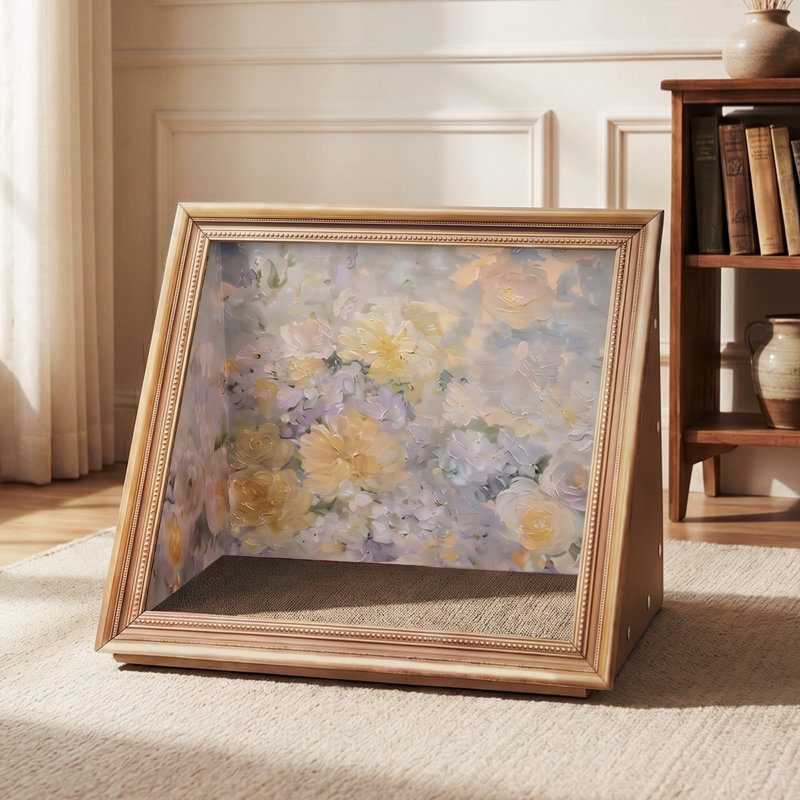  Maison de chat avec griffoir Retro Art, Blossom