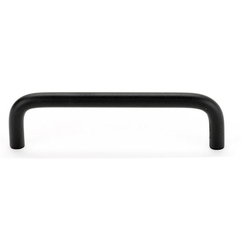Poignée barre / poignée, Noir mat, 3 1/2"