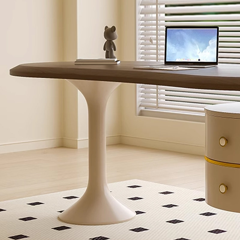 Bureau d'écriture et bureau d'ordinateur durable à deux tiroirs, H 29,52 po x l 55,11 po x P 23,62 po