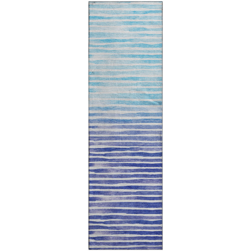 Tapis Cerrito AMF187 lavable à la machine de qualité supérieure, Tapis de couloir 2 pi 3 po x 7 pi 6 po
