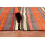 Tapis rayé en laine 5 x 11