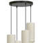 Ealidh 4 - Light Steel Cluster Pendant-163951632