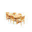 Maldives Outdoor 7 - Piece Teak Dining Set