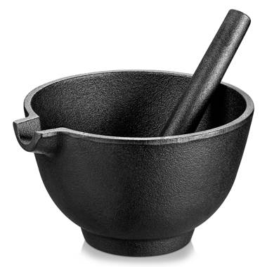 Taco Tuesday TTMP5GRNT Mortar and Pestle Set Granite - Gray/Silver Kitchen  Tool for Fresh Salsa, Guacamole, and More - Superior Grinding for Avocados,  Spices, and Nuts in the Kitchen Tools department at