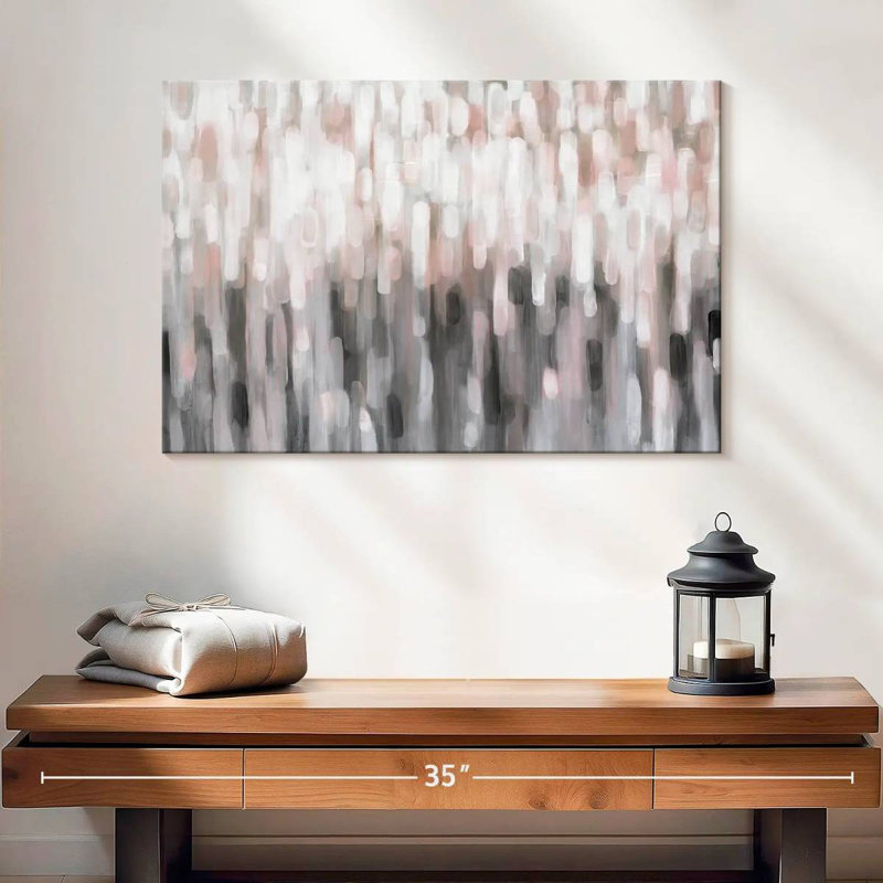 Avery Blushing Strokes, 16" H x 24" W