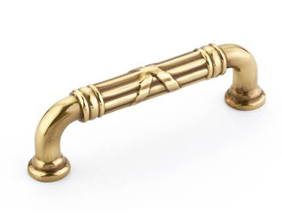 Ribbon and Reed Fixed Estate 4" Center to Center Bar Pull