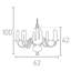Sayers 8 - Light Candle Style Chandelier-11370438