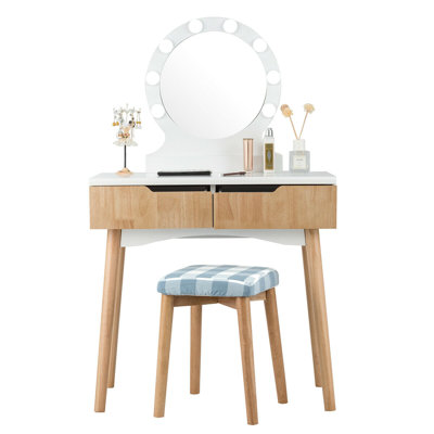 Acle Dressing Table with Mirror