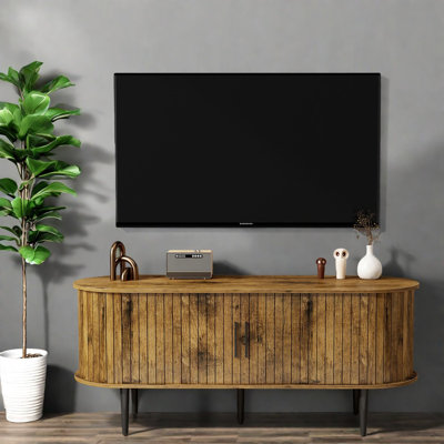 Meuble de rangement pour téléviseur et centres de divertissement, console de maison moderne en bois MDF de 47 pouces