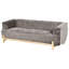 Living Room Set 5 Seater ALNOR Chenille Brown-1370824118