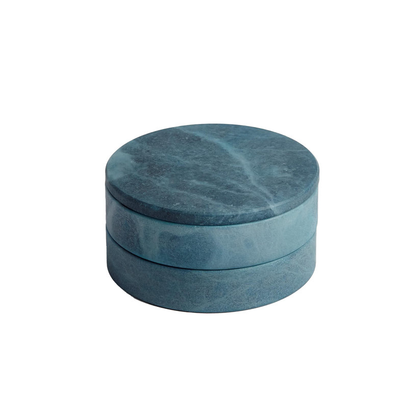 Boîte pivotante gris albâtre, bleu