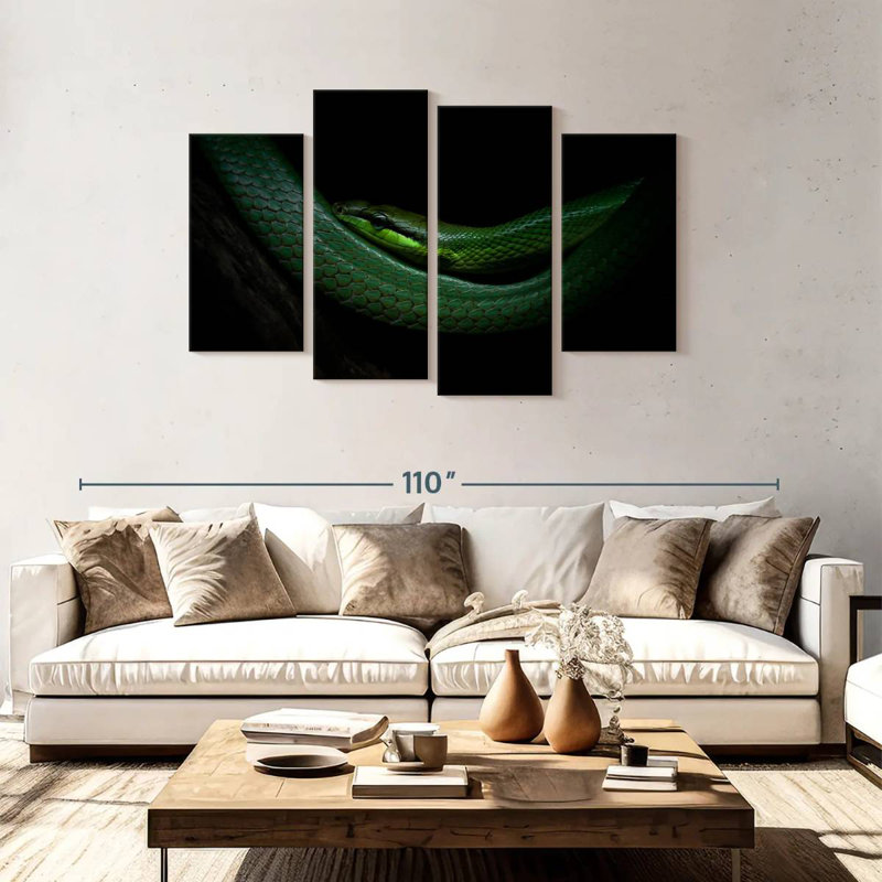 Mamba, 48" H x 75" W