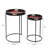 Bellarose 65cm Round Nesting Table for Living Room, Modern Design Top End Table-313419258