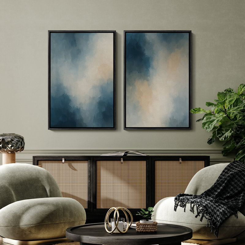 Art mural encadré, rétro, antique, classique pour chambre à coucher - 16 po x 24 po x 2 panneaux, Noir, H 24 po x l 16 po