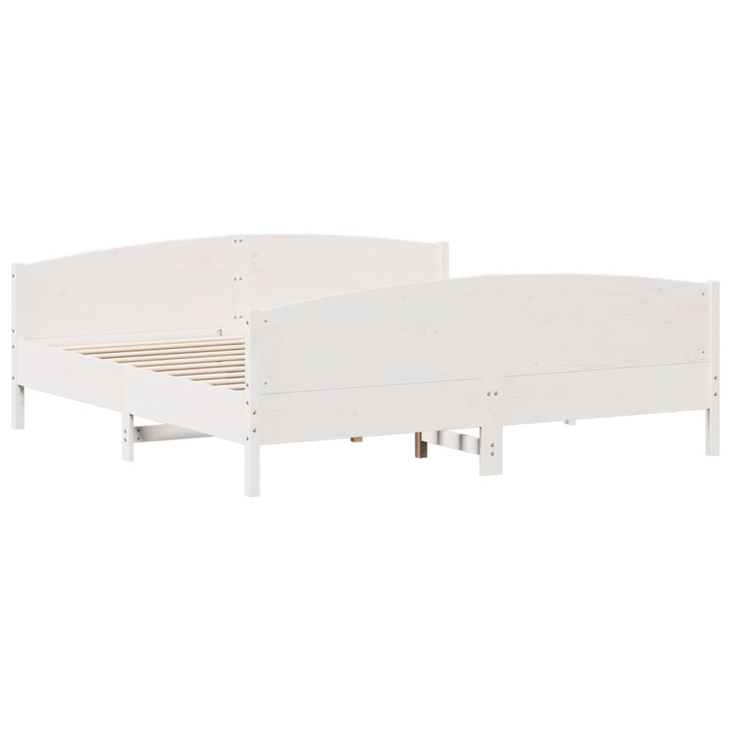 Nikhad UK Super King - DE 180 x 200 cm Solid Wood Bed
