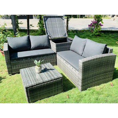 4 - Person Modular Patio Conversation Set